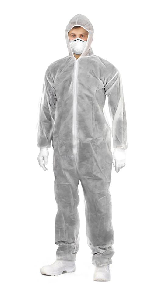 Комбинезон Каспер из спанбонда  30 гр/м2 белый