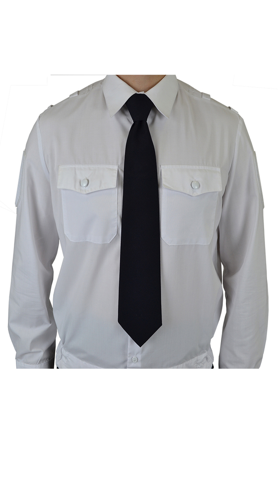 Галстук для сотрудников ОВД тип А цв. т-синий