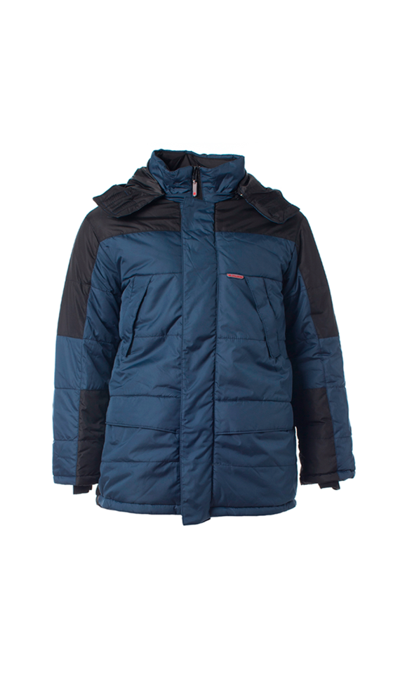 Куртка утеплённая мужская «СИТИ» цв. т.синий, чёрный