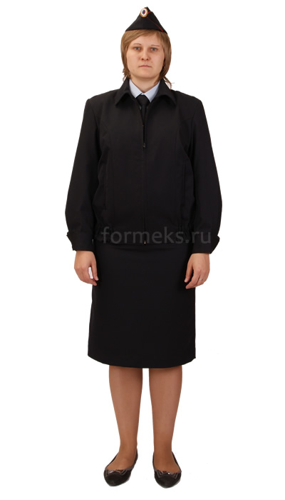 Юбка п/ш для сотрудников ОВД тк.арт. ШК75-021МВД цв. т-синий