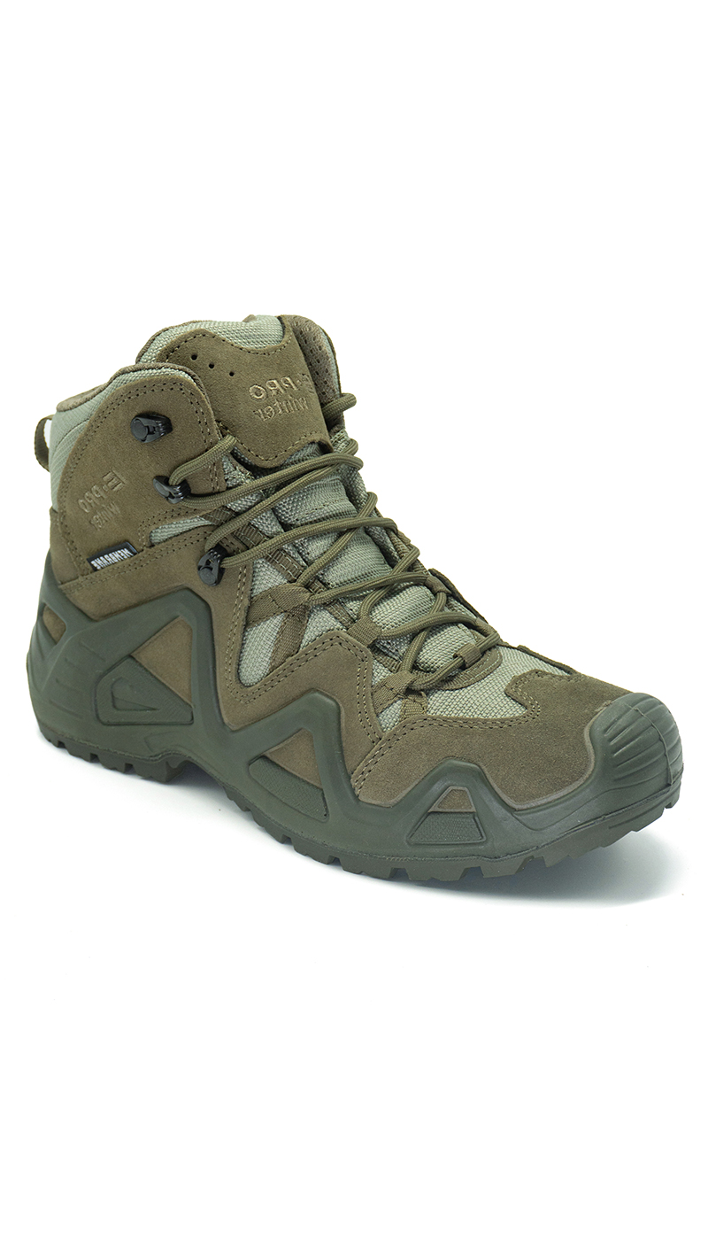 Мужские ботинки утеплённые E-PRO Special Mid KEVLAR арт.102W (range green)